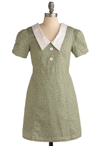 Peppermint Pansies Dress